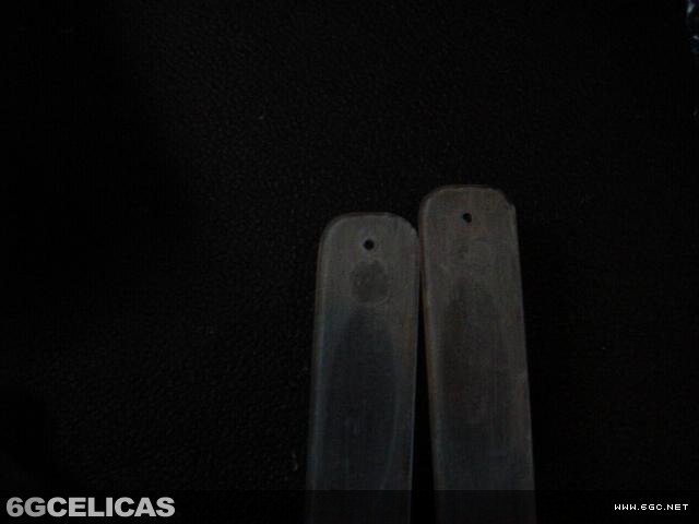 Two prepared housings showing flat surfaces ready for lens installation